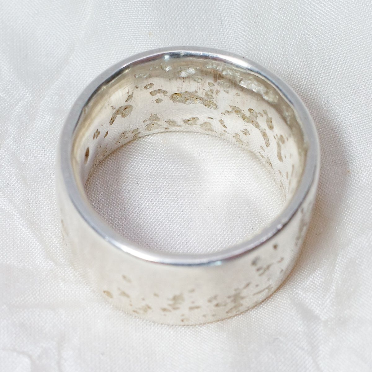 Anelli: Grosser Silber Ring 26.5 gr. Grösse 68 handmade Silberring – Nuovo (secondo la descrizione) da Rüti (ZH) venduto da vint-age 2