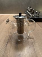 Teekanne Glas mit Sieb ca 1 Liter 