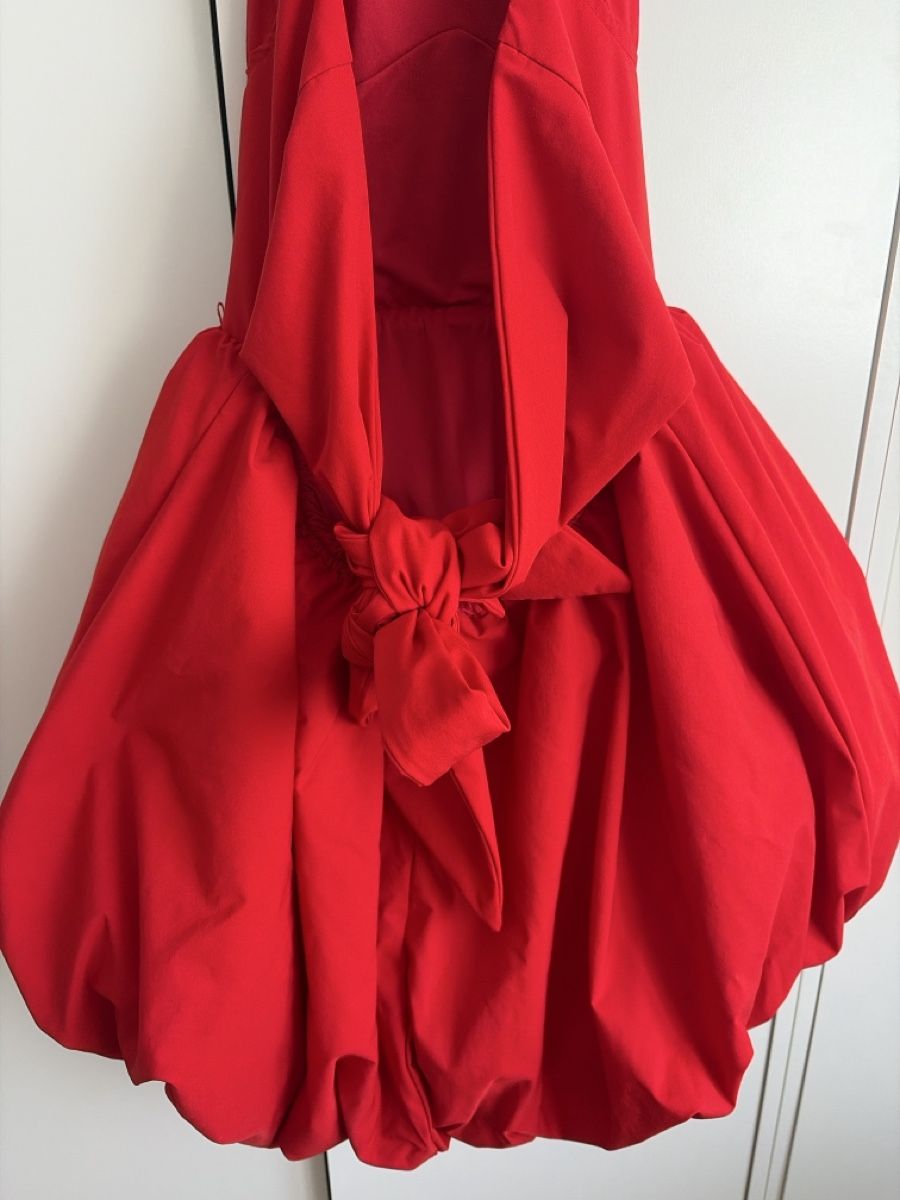 Vestiti: Robe rouge style bulle, dos nu avec noeux – Nuovo (secondo la descrizione) da Renens VD venduto da sar_bwz5 5