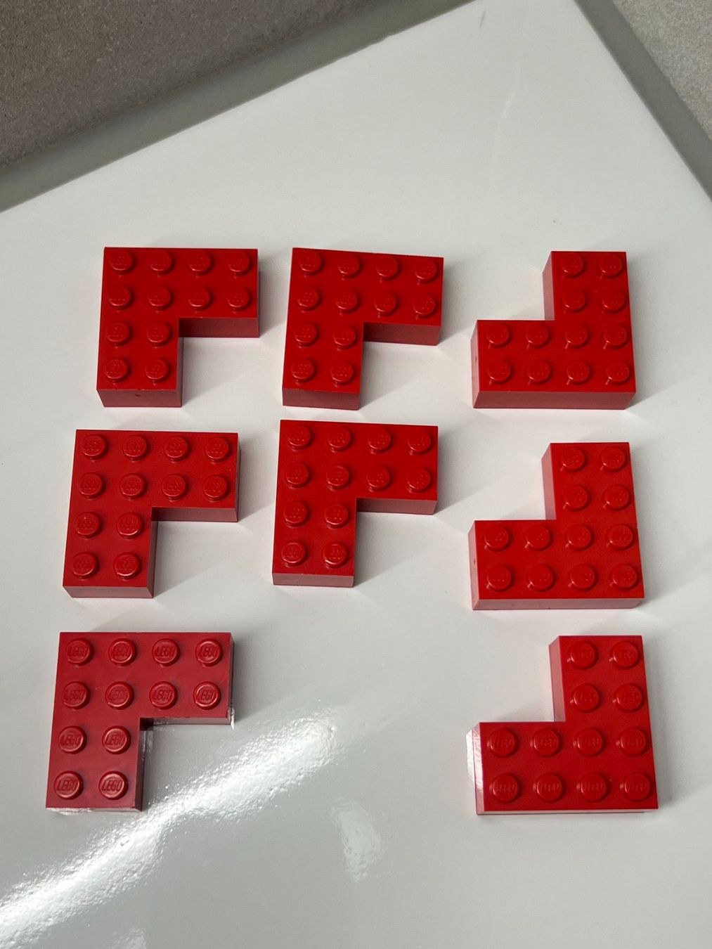 Lego Kit di costruzioni: 217 LEGO - "4 x 4 Corner Bricks" ("Pat. pend.") – Usato da Neuenegg venduto da mocbricks 4