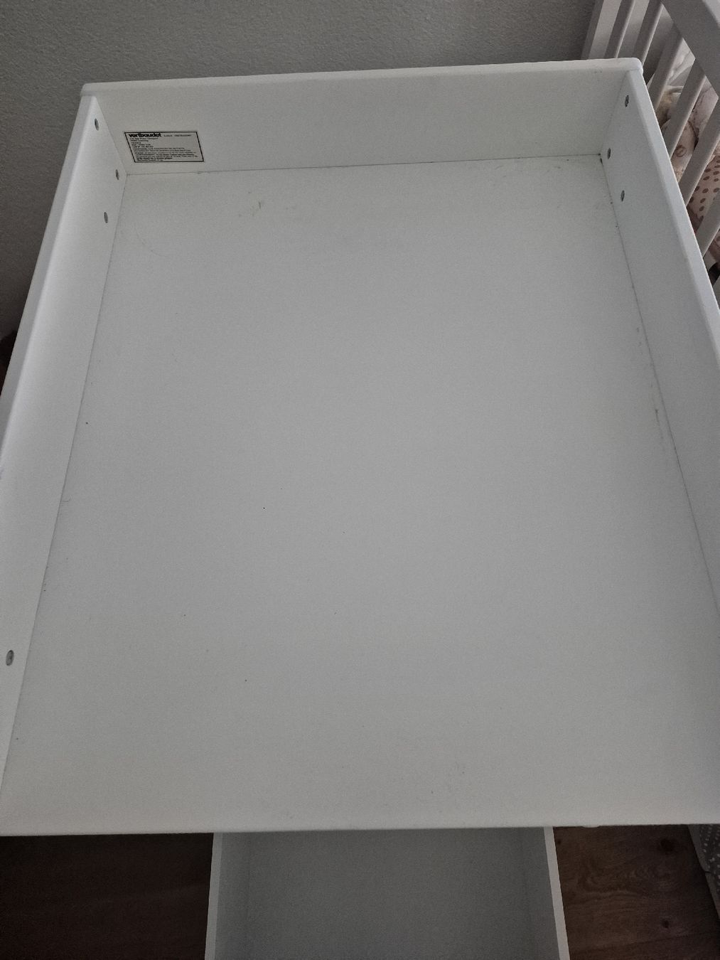 Fasciatoi & Accessori: Wickeltisch Vertbaudet weiss mit Schublade – Usato da Schmitten FR venduto da Sam2525 7