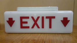 ❤ EXIT Ausgang (Notausgang) Leuchte Lampe Vintage..👀