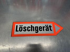Löschgerät-Schild
