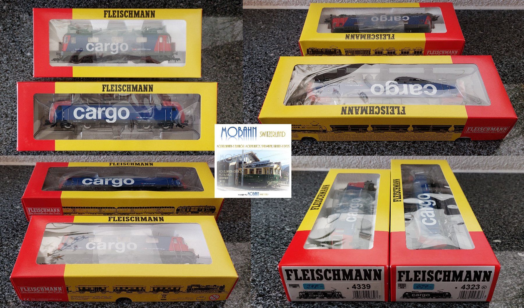 Fleischmann Trains électriques: Fleischmann - Mehrfachtraktion SBB Cargo BR 481/Re 421 – Neuf (Voir description) à Rotkreuz par MOBAHN-1zu87 6