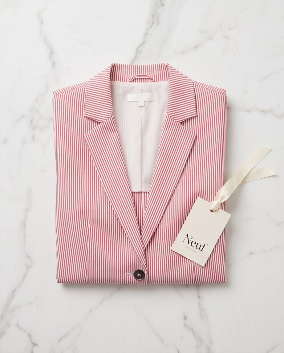 S.Oliver Vestes: S.Oliver blazer rayé rouge - neuf - taille 34 – Neuf avec emballage d'origine à Vuisternens-Romont par gol_xp6p 1