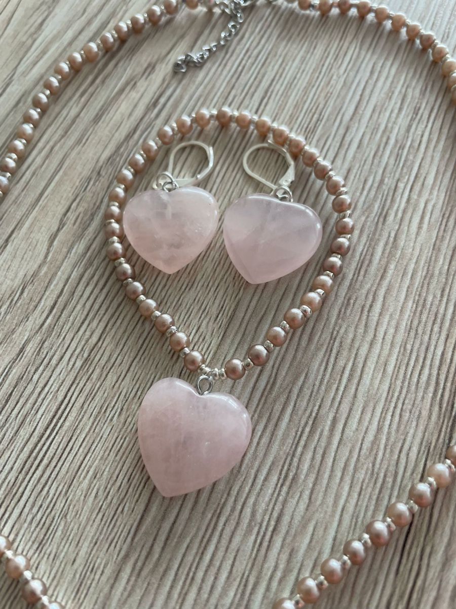 Sonstiger Schmuck: Schmuckset mit Herz neu und handmade – Neu (gemäss Beschreibung) aus Dietikon von Apel 2