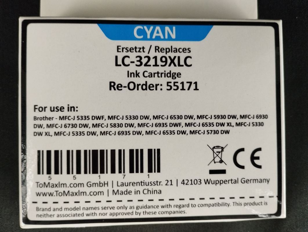 Brother Cartucce per stampanti & toner: BROTHER Druckerpatronen Schwarz + Cyan – Nuovo e nell'imballaggio originale da Schübelbach venduto da Restwert_Schubelbach 3