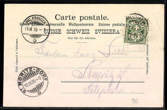 Cartes postales: AK Walkringen, Ortsansicht mit Kirche – D'occasion à Berlin par bartko-reher 1