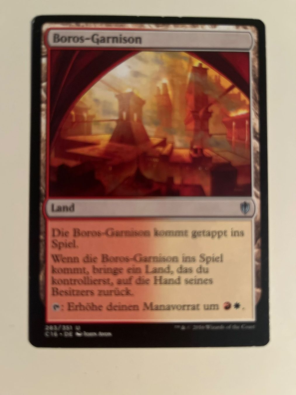 Magic The Gathering Sammelbilder & Trading cards: 1 x Boros-Garnison - Magic: The Gathering - MtG – Gebraucht aus Kriens von Shadi1980