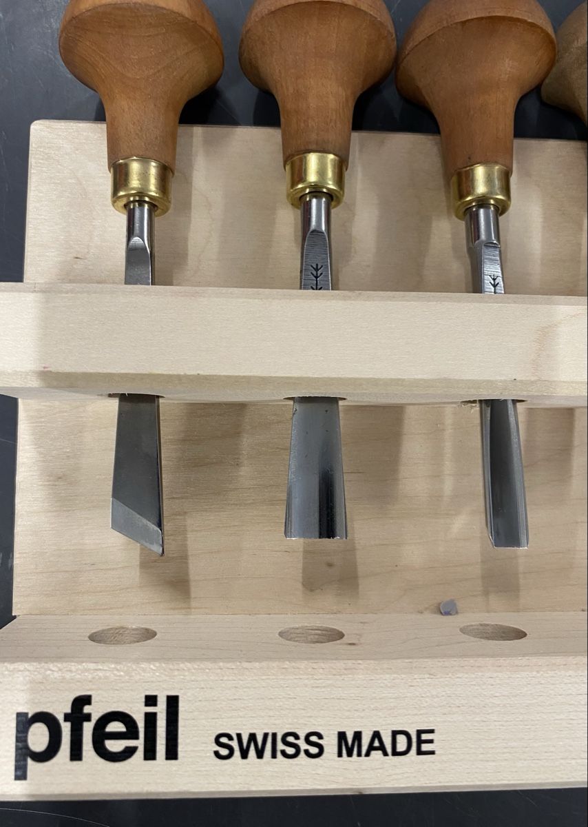 Xilografie: Holzschnittmesser-Set von Pfeil – Nuovo (secondo la descrizione) da Glattbrugg venduto da Pischte.Brockenhaus 2