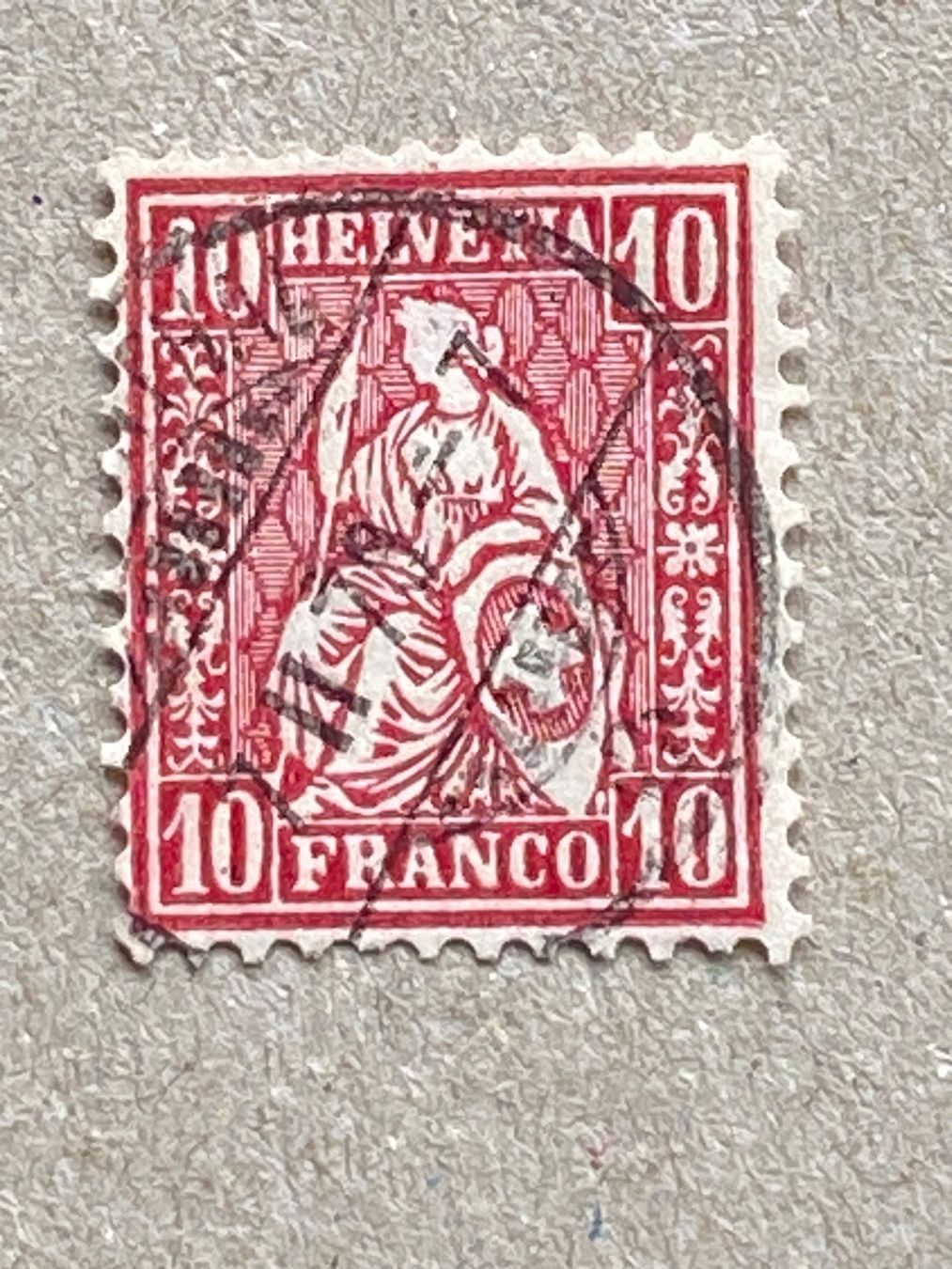 Tutti i francobolli: 38, Langenthal? – Usato da Aarau venduto da hilde47