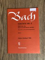 Bach Kantate 6 Klavierauszug Breitkopf Noten neuwertig