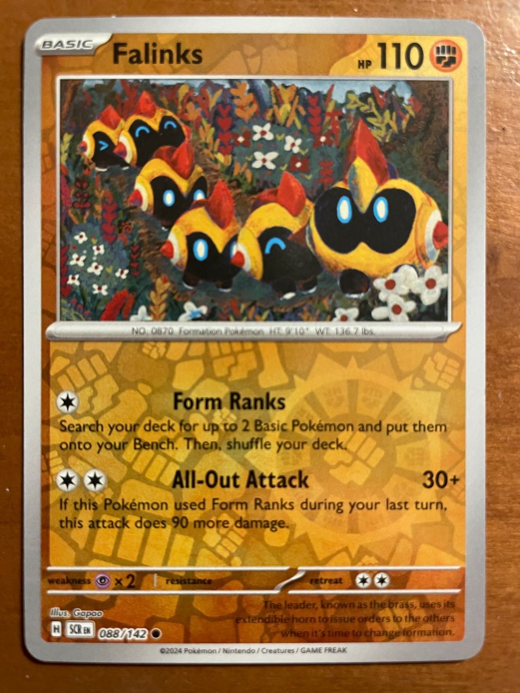 Pokémon Carte collezionabili: Pokemon Falinks Reverse (Versand gratis) – Nuovo (secondo la descrizione) da Chur venduto da Angerson