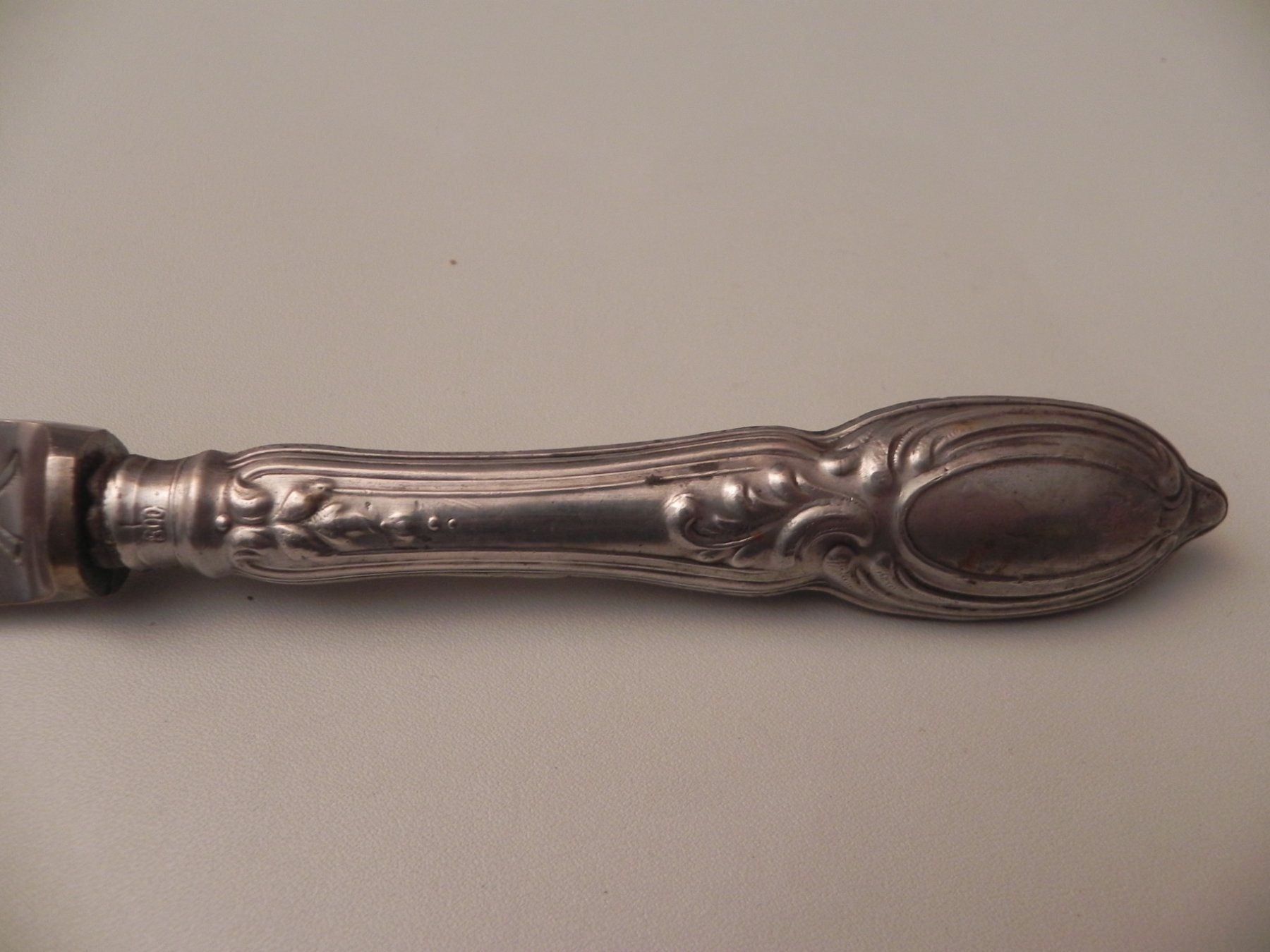 Posate: altes 800er Silber-Kuchenmesser / Messer – Usato da Minusio venduto da Lory64 2