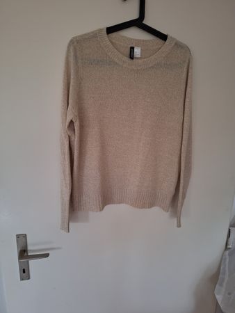 H&M Pullover, beige, M