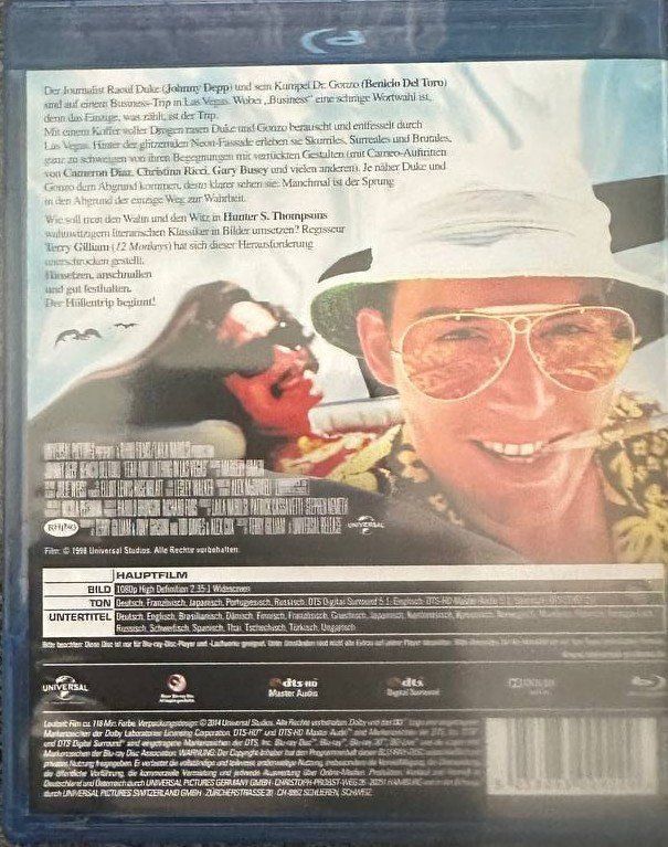 Tutti i DVDs: Fear and loathing in Las Vegas – Usato da Beringen venduto da Mantafisch1 1