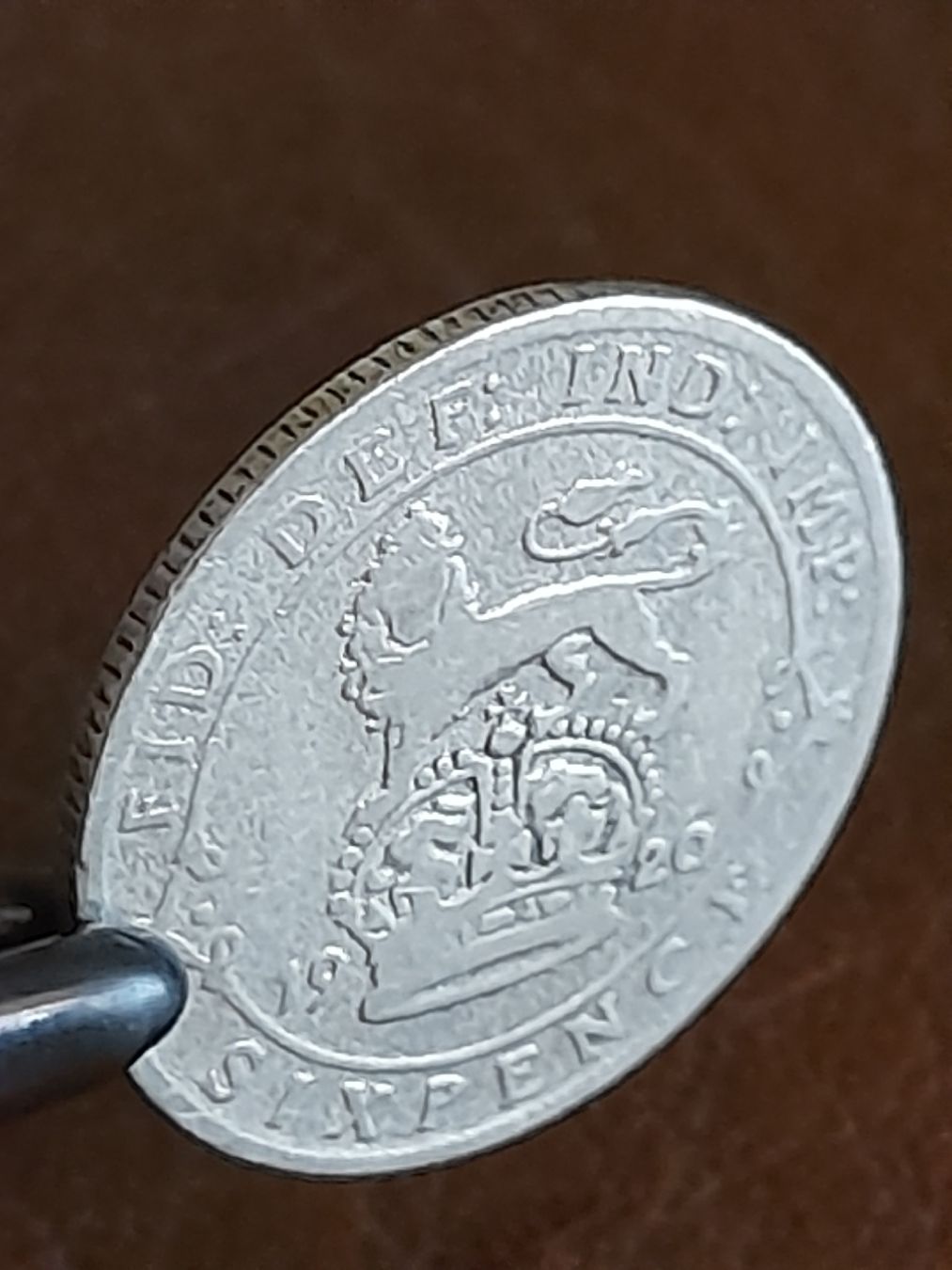 Tutti le monete: 6 Pence 1920 Großbritannien  – Usato da Basel venduto da Basel_20 1