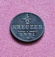 ÖSTERREICH - 1/2 KREUZER 1851 G
