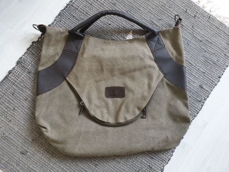 NEU grosse Shopper Tasche schiefergrau