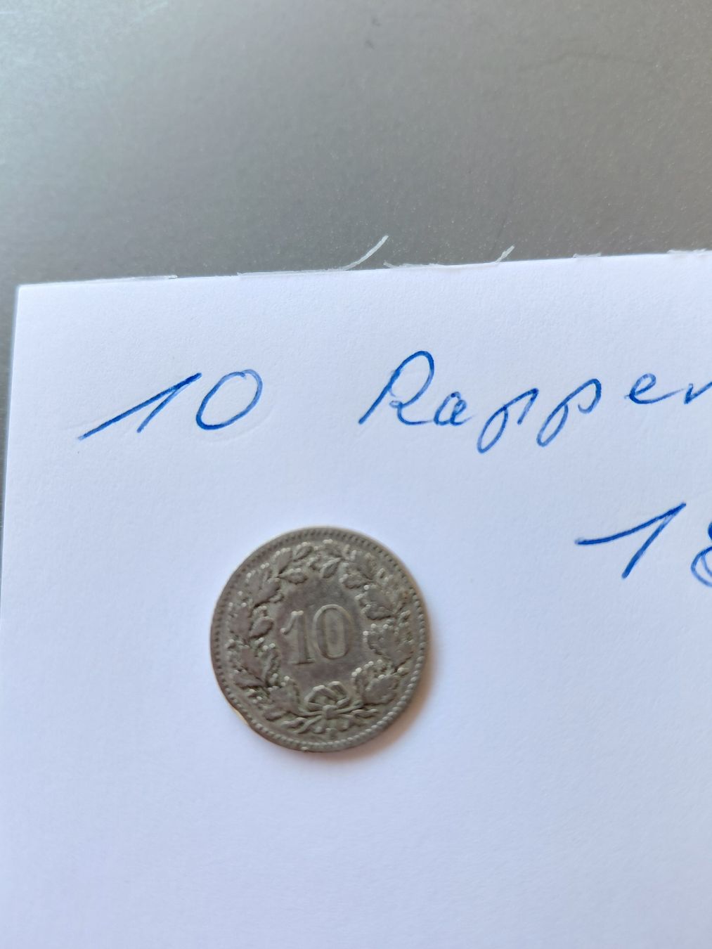 Alle Münzen: 10 Rappen 1897 Münze gebraucht – Gebraucht aus Bonaduz von topolino052 1