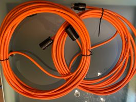 Starkstromkabel CEE 16A orange gebraucht guter Zustand