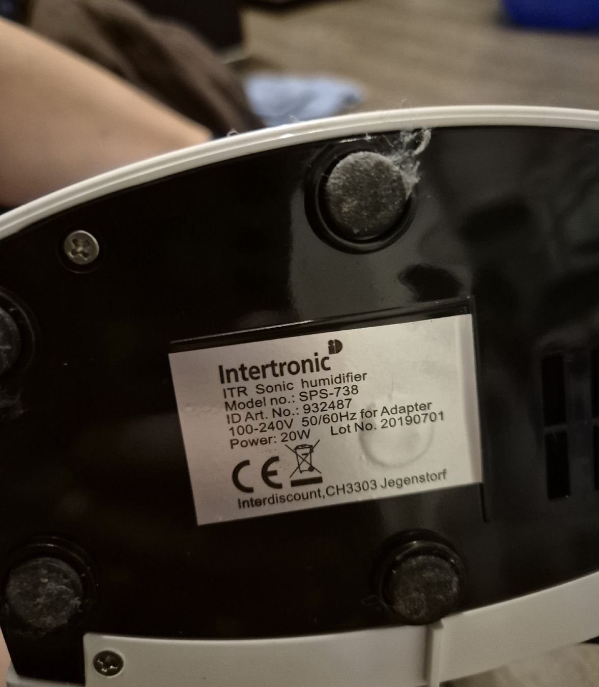 Umidificatori d'aria: Luftbefeuchter INTERTRONIC Sonic Humidifier – Usato da Tobel venduto da pasci_00 1