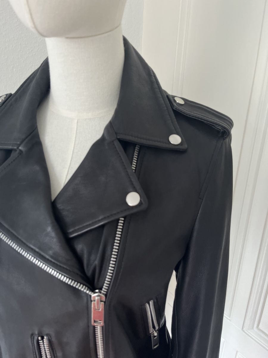 Giacche: Walter Baker Leather Biker Jacket - Size M - Chic Style! – Usato da Mies venduto da nic_yk5d 3