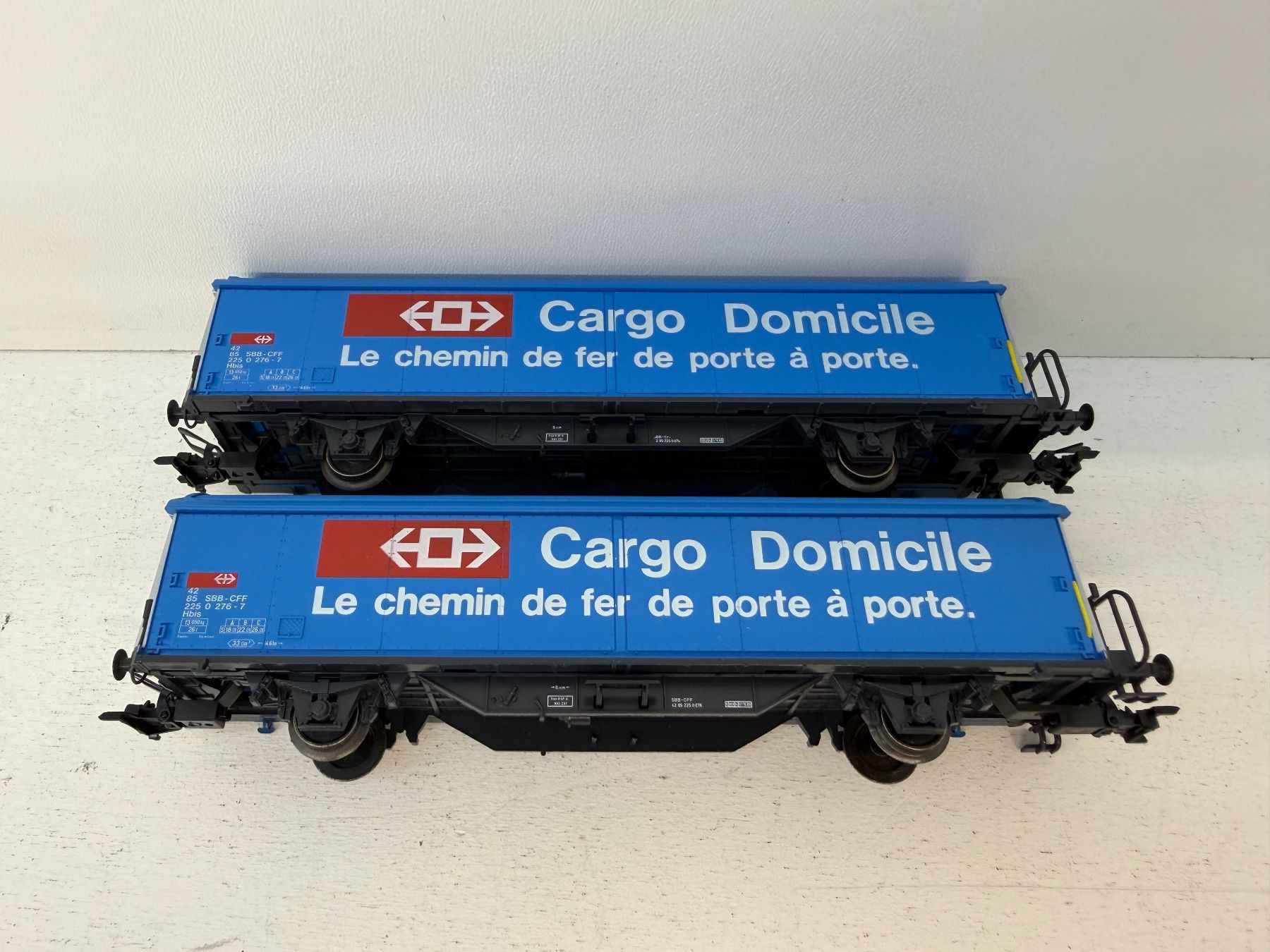 Märklin Modellini di ferrovie: Märklin 4735 Güterwagen SBB Cargo Domizil – Usato da Büsserach venduto da ModellbahnDepot 2