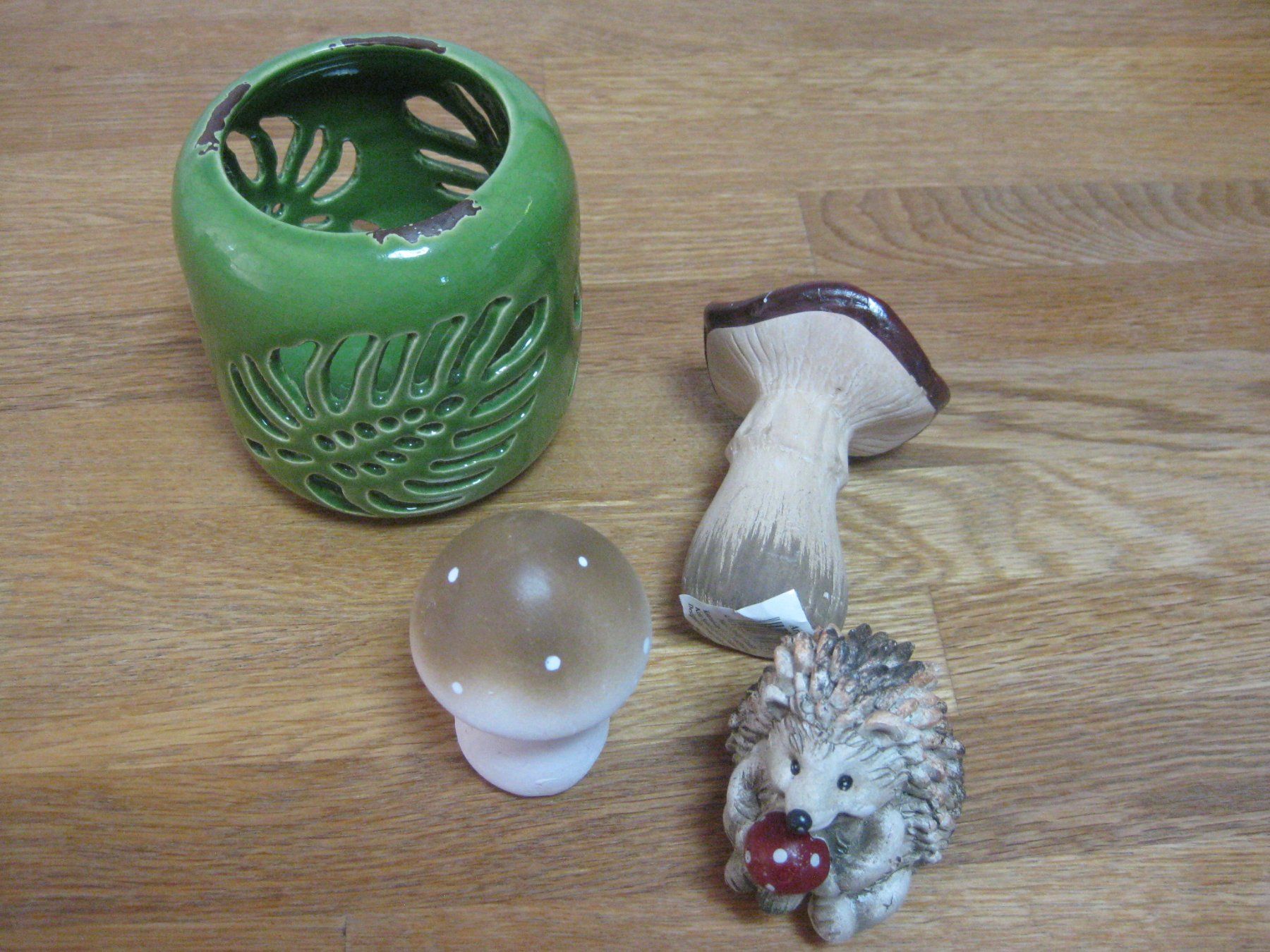 Toutes les décorations: 2 schöne PILZE und 1 TEELICHT und 1IGEL – Neuf (Voir description) à Romanshorn par Wazoohandlung 5