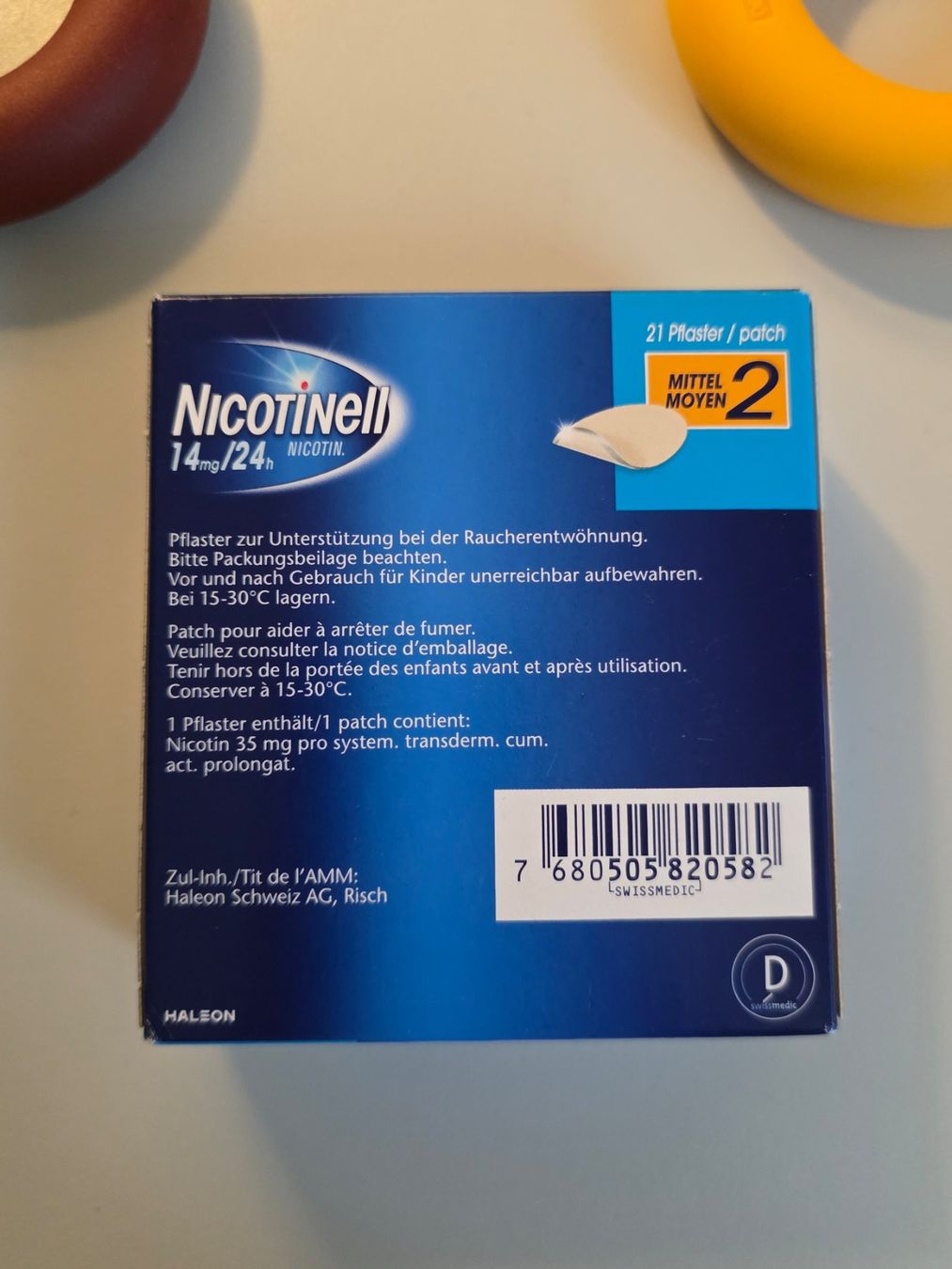 Tabacchi: Nicotinell 21 STK. – Nuovo e nell'imballaggio originale da Zürich venduto da Rakunyo 2