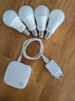 4x Trust ZigBee (E27) Smart Lampe, Farbwechsel, inkl. Hub