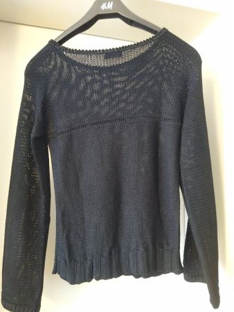 Pullover tricot nero