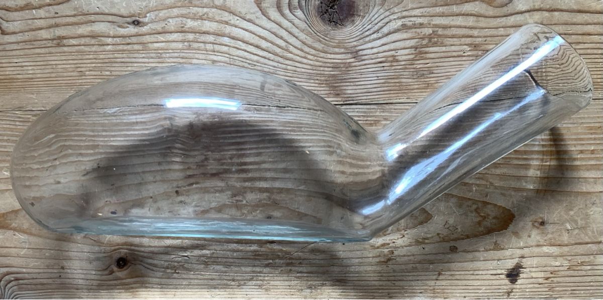 Schweizer Armee Altro in Stoviglie & Bicchieri: Urinflasche der CH Armee aus Glas – Usato da Goldingen venduto da Bergler012 1