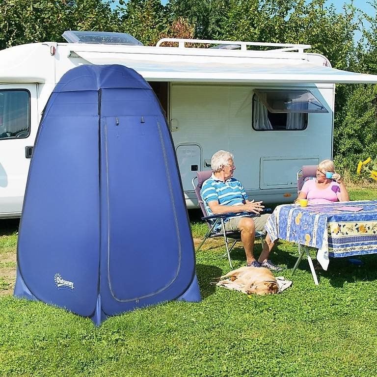 Pop-up Umkleidekabine Duschzelt blau Camping (Neu und originalverpackt) in Flawil für CHF 59.95 – mit Lieferung auf Ricardo kaufen