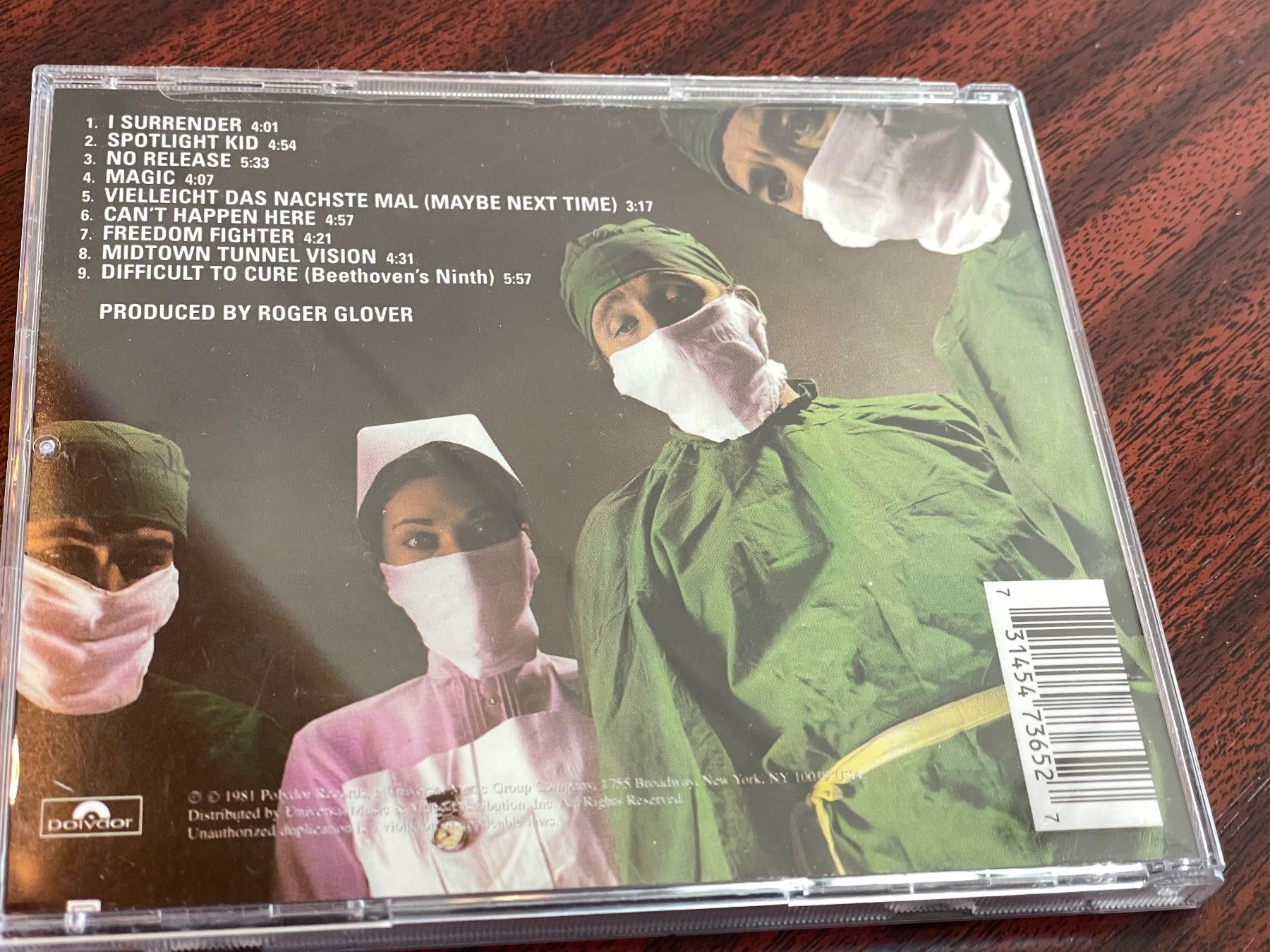 CD: Rainbow-Difficult To Cure - AOR - Top – Usato da Muri b. Bern venduto da AdidasCollector 3