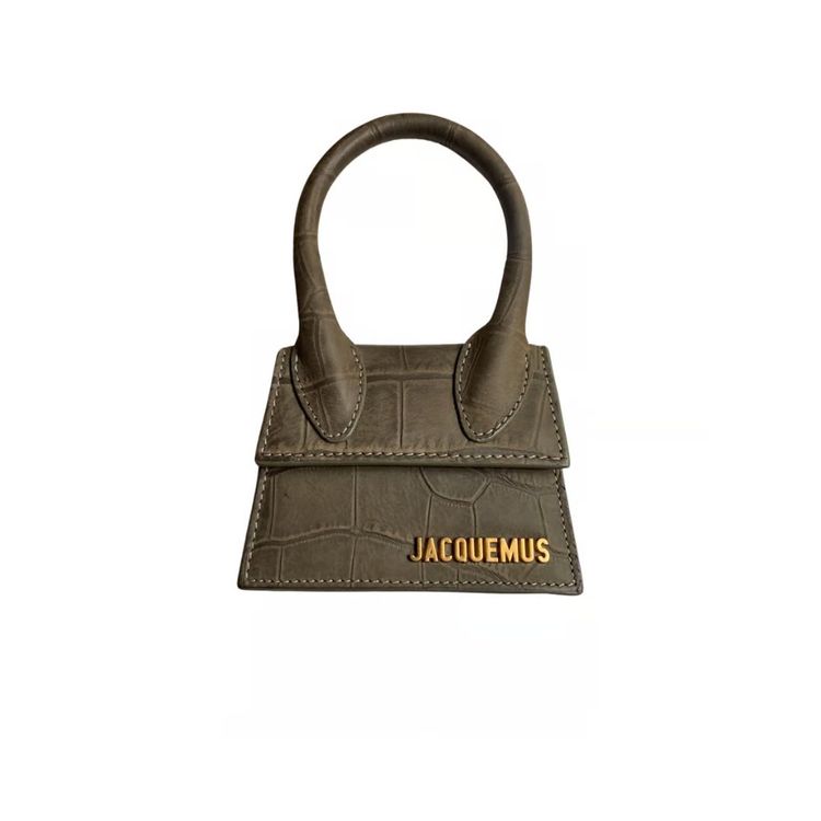 Sac Jacquemus Chiquito Mini Croco Kaki | Kaufen auf Ricardo