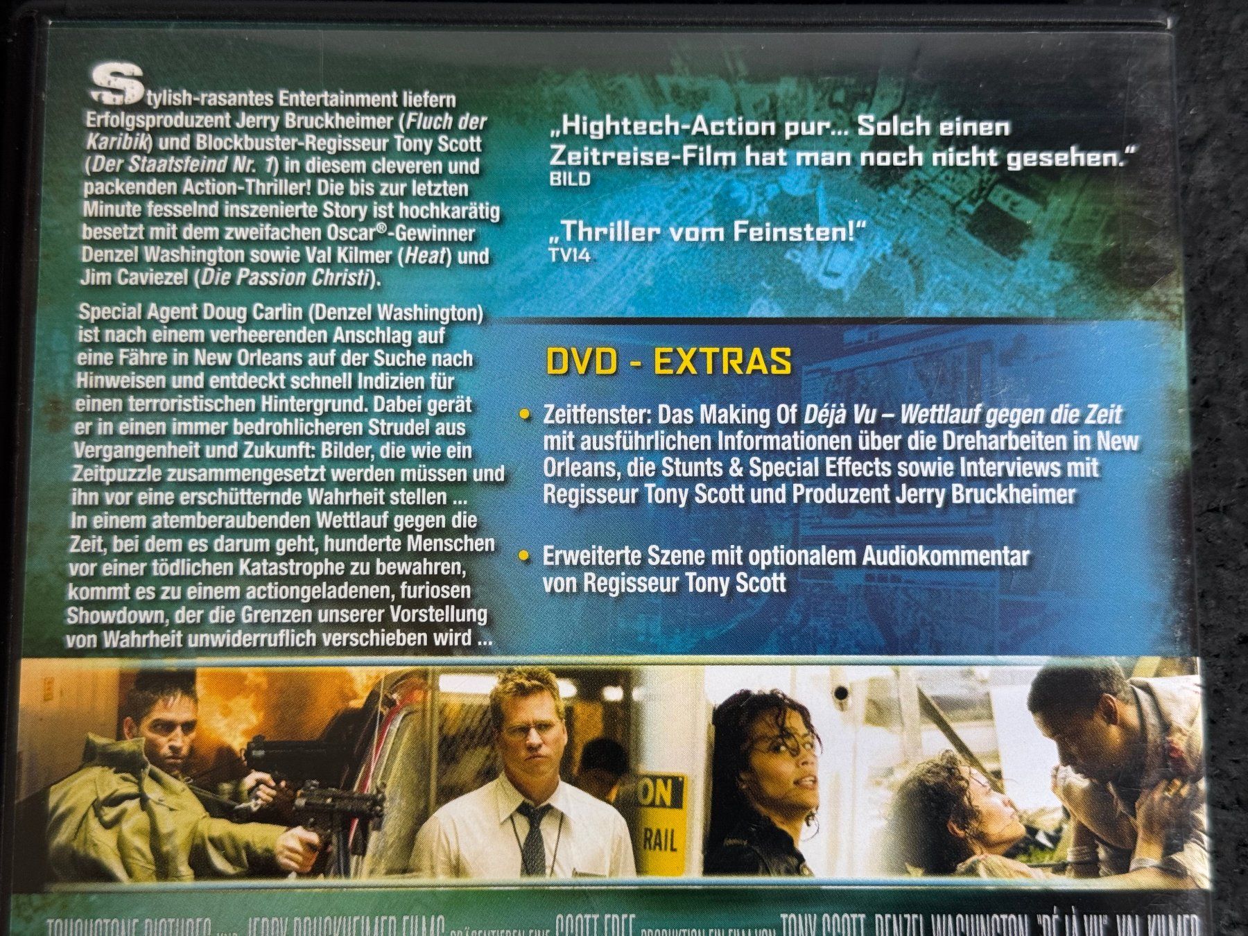 Tutti i DVDs: DÉJÀ VU "Wettlauf mit der Zeit" DVD DE/EN/IT – Usato da Fribourg venduto da tschjoly 2