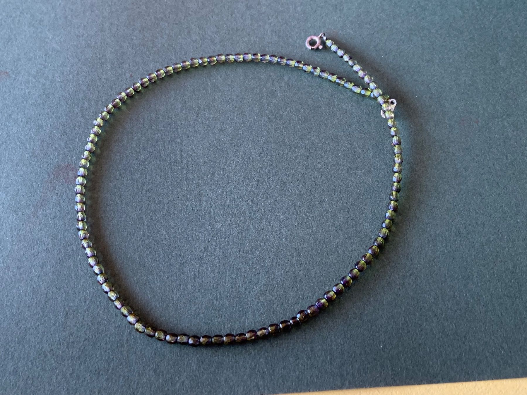 Catenine: Glasketteli grüen-violet (37 cm) – Usato da Laufen venduto da Bellebellezza 5