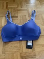 Under Armour Sport BH, Blau, Grösse S (D-DD) Neu mit Etikett