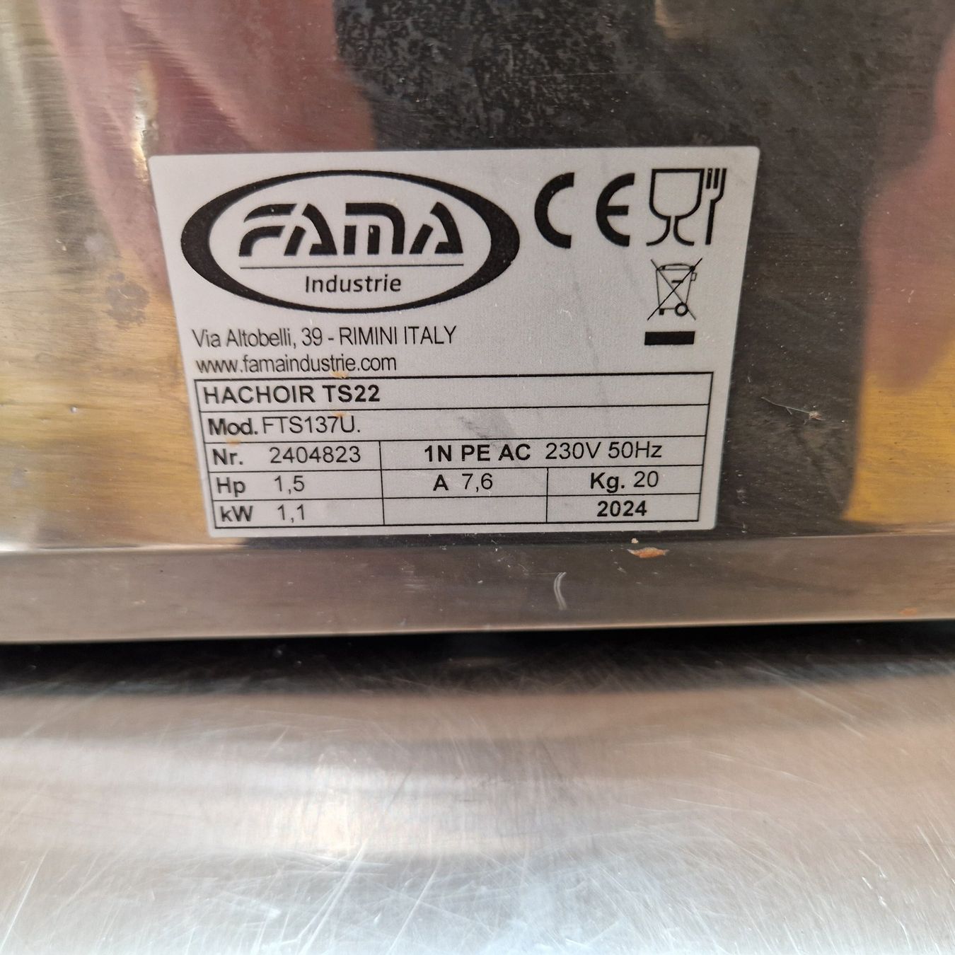 Cucine complete: Hachoir a viande professionnelle – Usato da Lamboing venduto da cfh_lk55 4