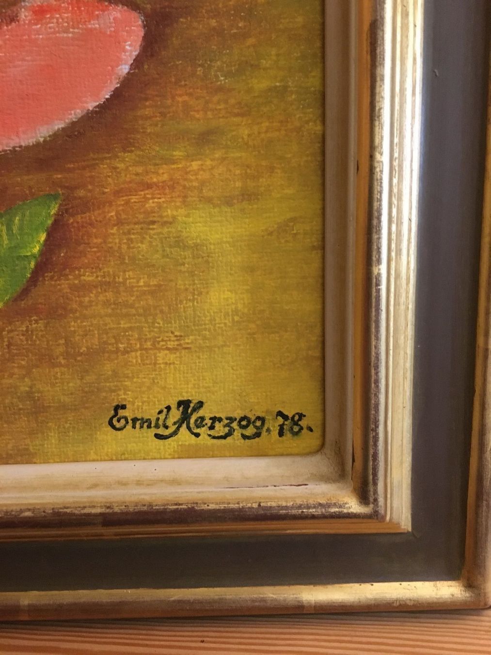 Gemälde: Emil Herzog orig. Ölbild – Gebraucht aus Buochs von Chreschte2 2