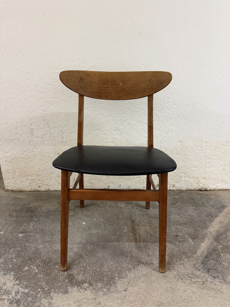 Sedie: 4 x chaises de salle à manger - Farstrup - 1968 – Usato da Echandens venduto da Hobbesmeow 1