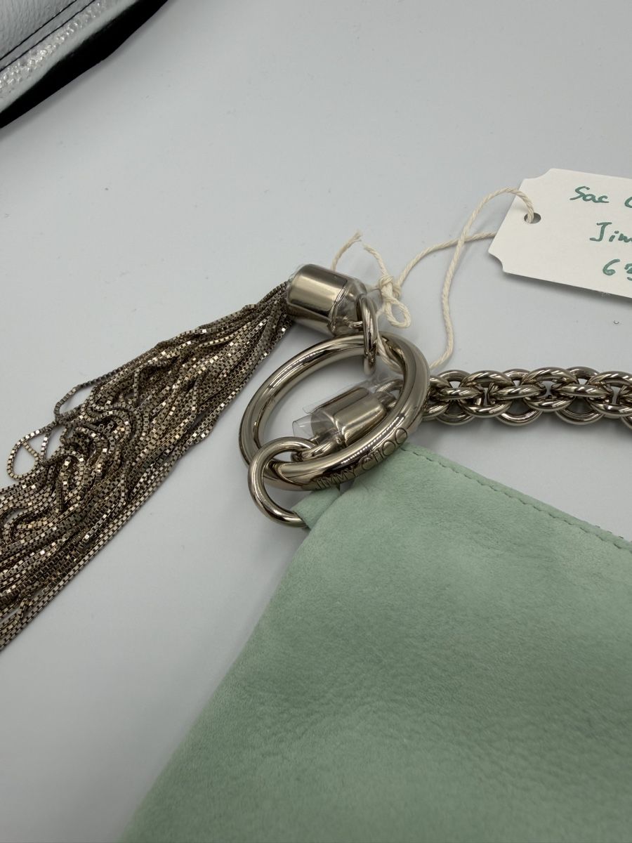 Jimmy Choo Borse da donna: Sac Jimmy Choo - Callie Suede - Daim Mint – Nuovo e nell'imballaggio originale da Versoix venduto da WatchesGeneva 2