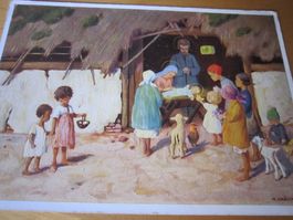 No 10 schöne Postkarte Weinachtswünsche AB NUR 75 RP