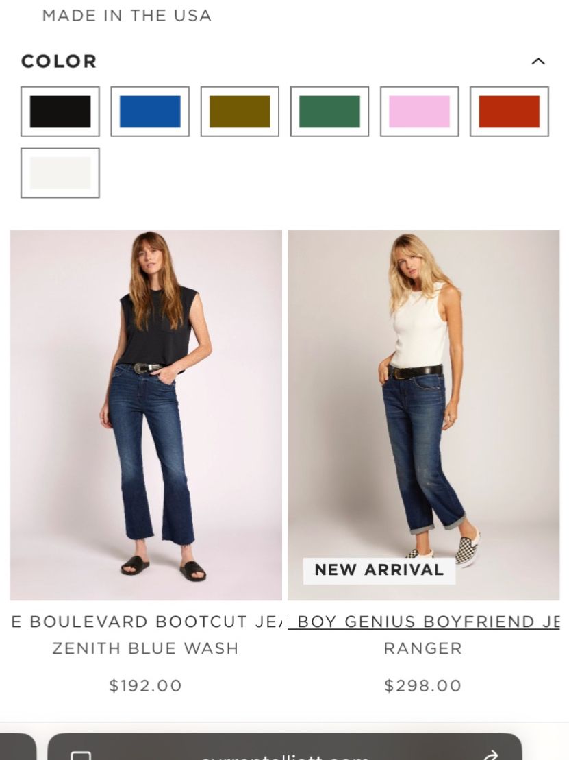 Jeans: Designer Jeans Current/Elliott Gr 38 Model EASY Love Blue – Usato da Nussbaumen AG venduto da HelenaDavid1910 6