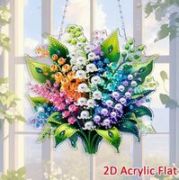 Diamond Painting Aufhänger - Blumenstrauss-46-Aufh-126