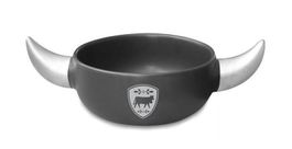 STEINLIN Caquelon Hörner Induktion 24cm schwarz