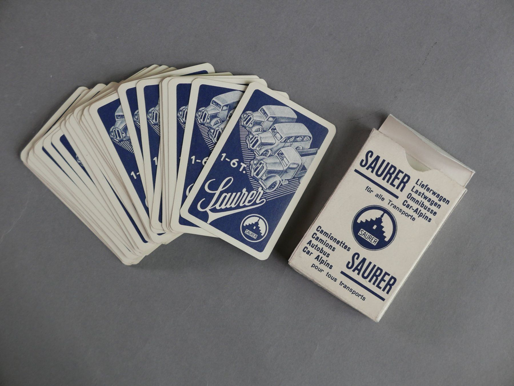 Spiele: ALTE JASSKARTEN AKTIENGESELLSCHAFT SAURER ARBON – Gebraucht aus Balgach von Zwischenraum 4