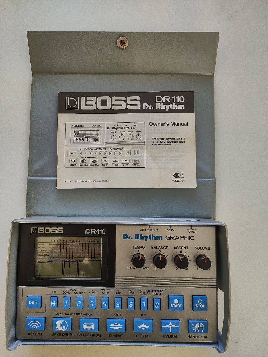 Boss Strumenti musicali: Drum machine, Boss,  Dr.Rhytm DR-110 – Usato da Aesch BL venduto da markuspius