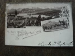 Postkarte Altes Bild Luzern Ansicht guter Zustand